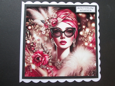 Retro Lady 2 by BELINDA ABRAHAM