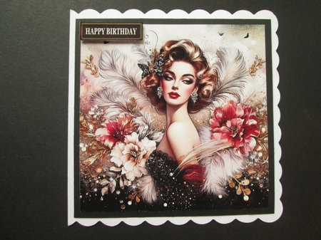 Retro Lady 3 by BELINDA ABRAHAM