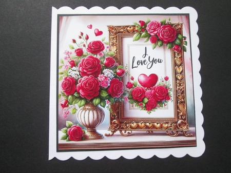 Vintage I Love You Frames by BELINDA ABRAHAM