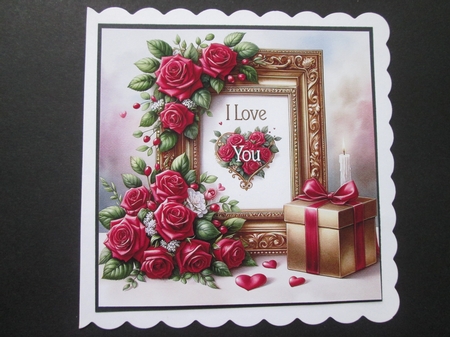 Vintage I Love You Frames by BELINDA ABRAHAM