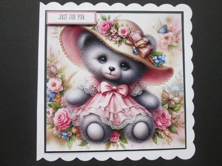 Pretty Dress Bear by BELINDA ABRAHAM