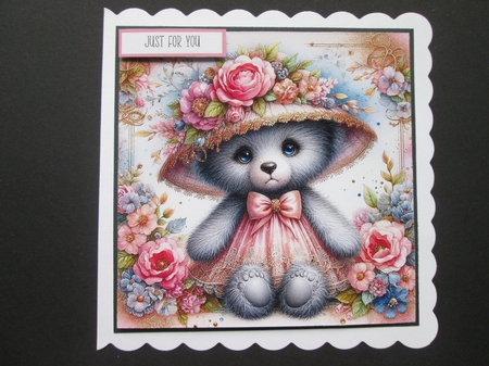 Pretty Dress Bear by BELINDA ABRAHAM