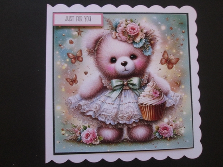 Mint Cupcake Bear by BELINDA ABRAHAM