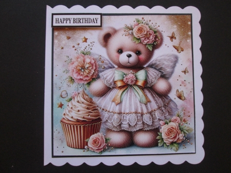 Mint Cupcake Bear by BELINDA ABRAHAM