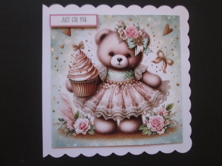 Mint Cupcake Bear by BELINDA ABRAHAM