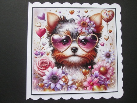 Valentines Pup 1 by BELINDA ABRAHAM