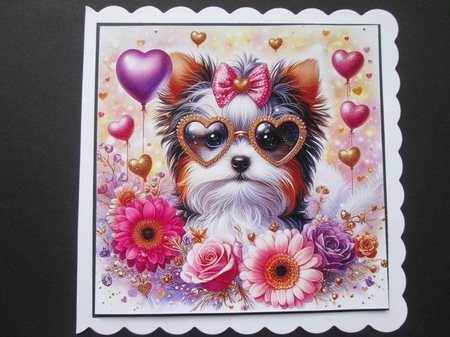 Valentines Pup 1 by BELINDA ABRAHAM