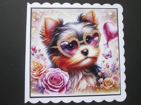 Valentines Pup 1 by BELINDA ABRAHAM