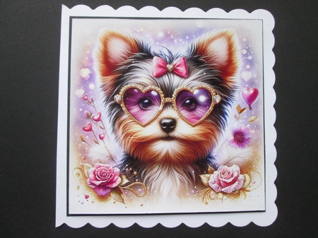 Valentines Pup 1 by BELINDA ABRAHAM