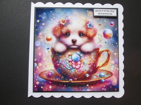 Colourful Teacup pups by BELINDA ABRAHAM