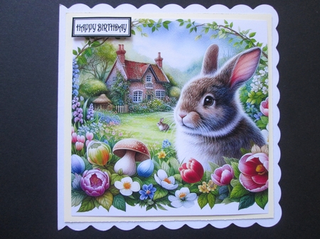 Garden Rabbit 1 by BELINDA ABRAHAM
