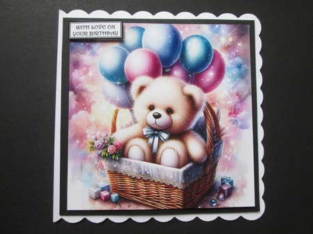 Teddy Basket 1 by BELINDA ABRAHAM