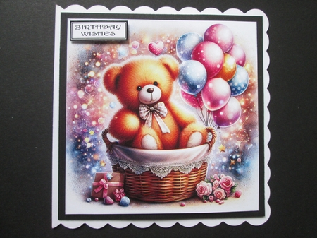Teddy Basket 1 by BELINDA ABRAHAM