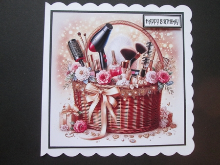 Makeup & Hair Basket 1 by BELINDA ABRAHAM