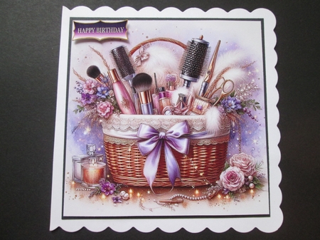 Makeup & Hair Basket 2 by BELINDA ABRAHAM