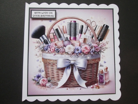 Makeup & Hair Basket 2 by BELINDA ABRAHAM