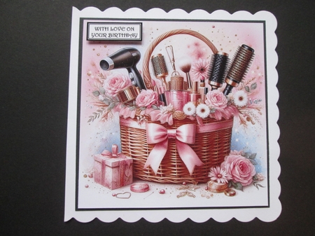 Makeup & Hair Basket 3 by BELINDA ABRAHAM