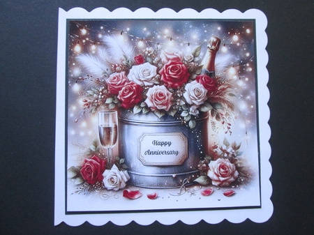 Anniversary Tin Flowers 1 by BELINDA ABRAHAM