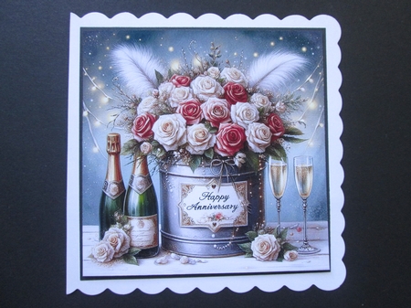Anniversary Tin Flowers 1 by BELINDA ABRAHAM