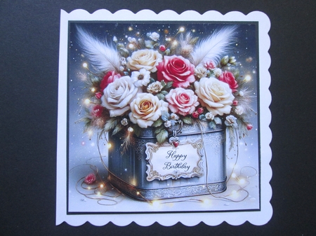 Happy Birthday Flowers 2 by BELINDA ABRAHAM