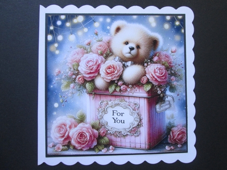 Just For You Teddy Tub 2 by BELINDA ABRAHAM
