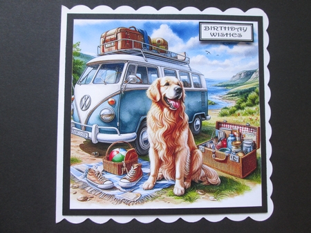 Road Trip Retriever  by BELINDA ABRAHAM