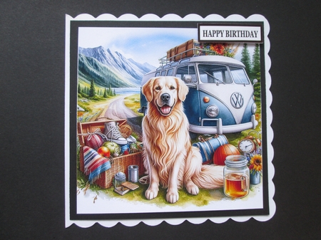 Road Trip Retriever  by BELINDA ABRAHAM
