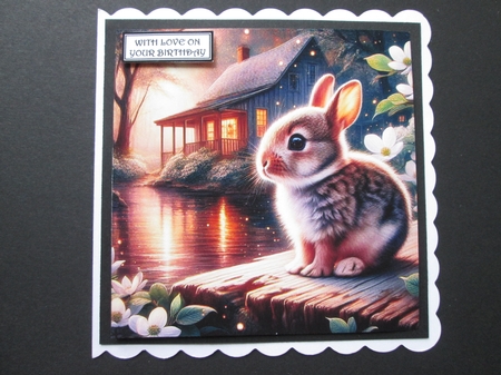 Waterside Bunnie by BELINDA ABRAHAM