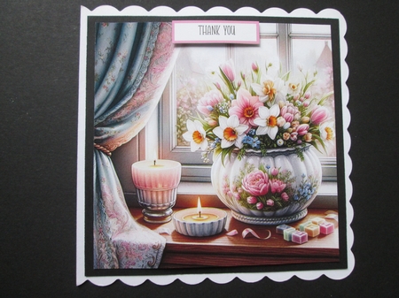 Easter Flower Candle by BELINDA ABRAHAM