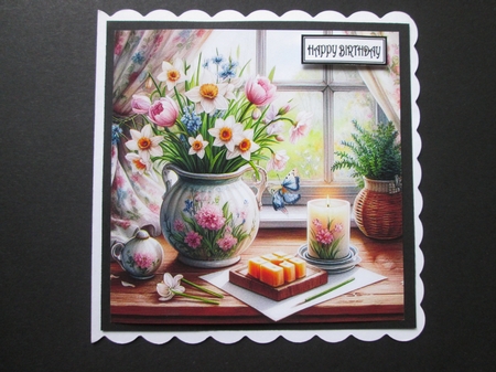 Easter Flower Candle by BELINDA ABRAHAM