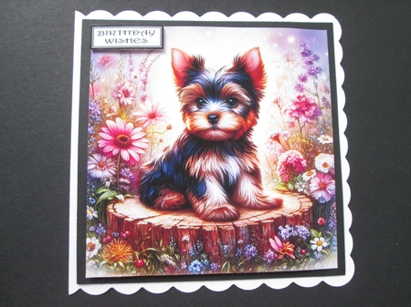 Tree Stump Pups 2 by BELINDA ABRAHAM