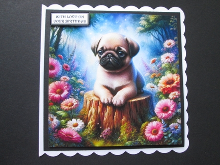 Tree Stump Pups 4 by BELINDA ABRAHAM