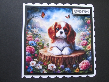 Tree Stump Pups 5 by BELINDA ABRAHAM