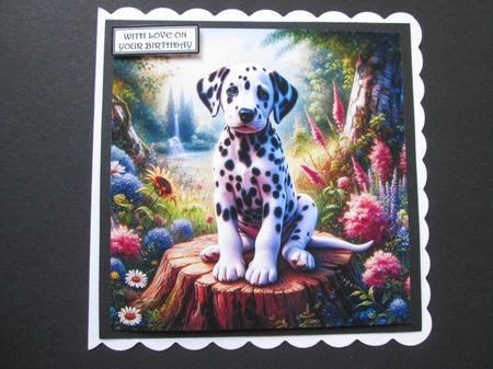 Tree Stump Pups 6 by BELINDA ABRAHAM