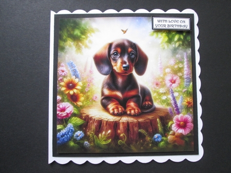 Tree Stump Pups 7 by BELINDA ABRAHAM