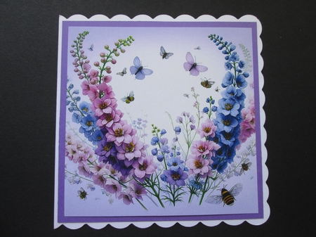 Floral Butterfly Bee Border by BELINDA ABRAHAM