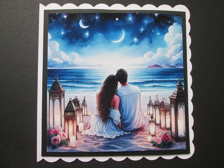 Lovely Beach Couple  by BELINDA ABRAHAM