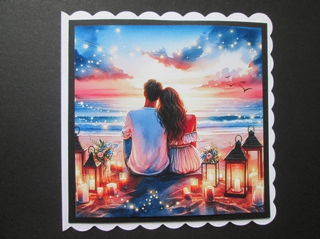 Lovely Beach Couple  by BELINDA ABRAHAM
