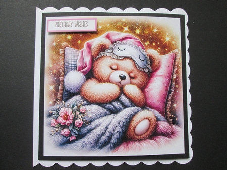 Sleepy Teddy  by BELINDA ABRAHAM