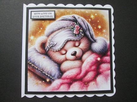 Sleepy Teddy  by BELINDA ABRAHAM