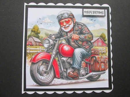 Senior Biker 2 by BELINDA ABRAHAM