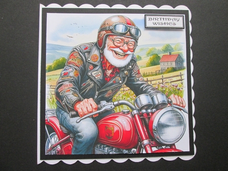 Senior Biker 2 by BELINDA ABRAHAM