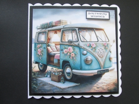 Shabby Chic Beach Camper 2 by BELINDA ABRAHAM