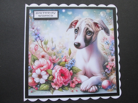 Enchanted Whimsical Garden Pups 4 by BELINDA ABRAHAM