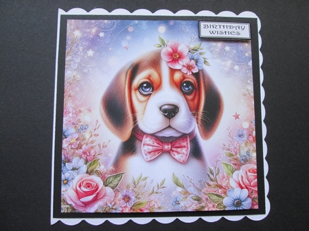 Enchanted Whimsical Garden Pups 5 by BELINDA ABRAHAM