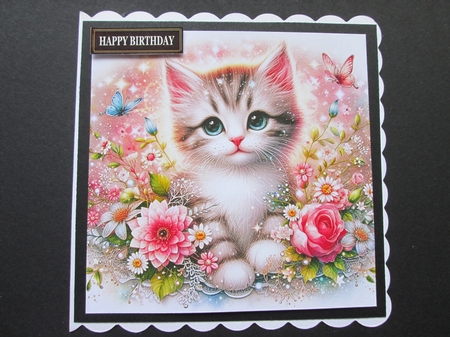 Enchanted Whimsical Garden Kittens 1 by BELINDA ABRAHAM
