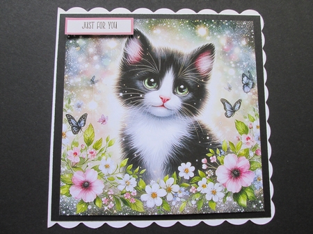 Enchanted Whimsical Garden Kittens 2 by BELINDA ABRAHAM