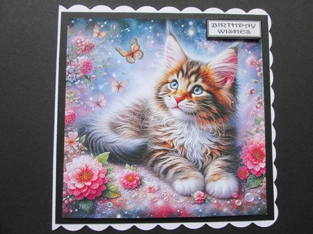 Enchanted Whimsical Garden Kittens 2 by BELINDA ABRAHAM
