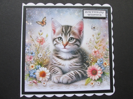 Enchanted Whimsical Garden Kittens 3 by BELINDA ABRAHAM