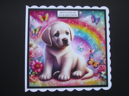 Butterfly Rainbow Pups 11 by BELINDA ABRAHAM